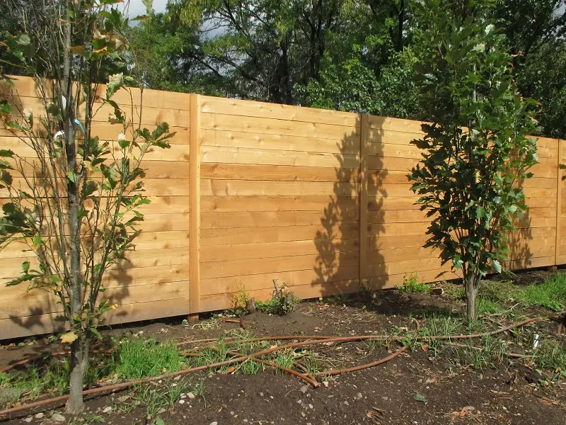 wood fencing