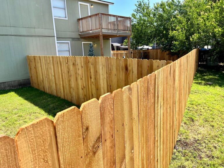 wood fencing